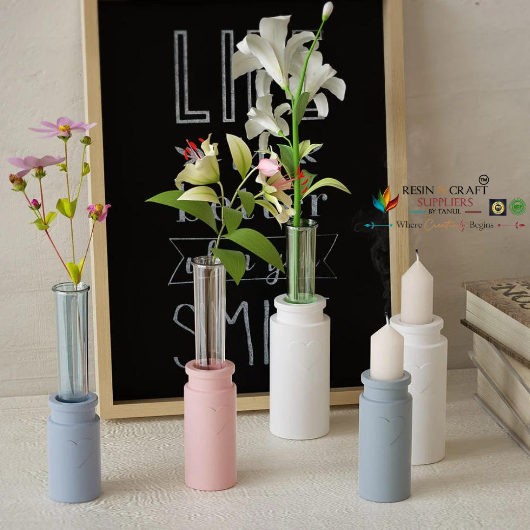 Unique Cylindrical Candle / Concrete Holder Mould (RSM1296M)