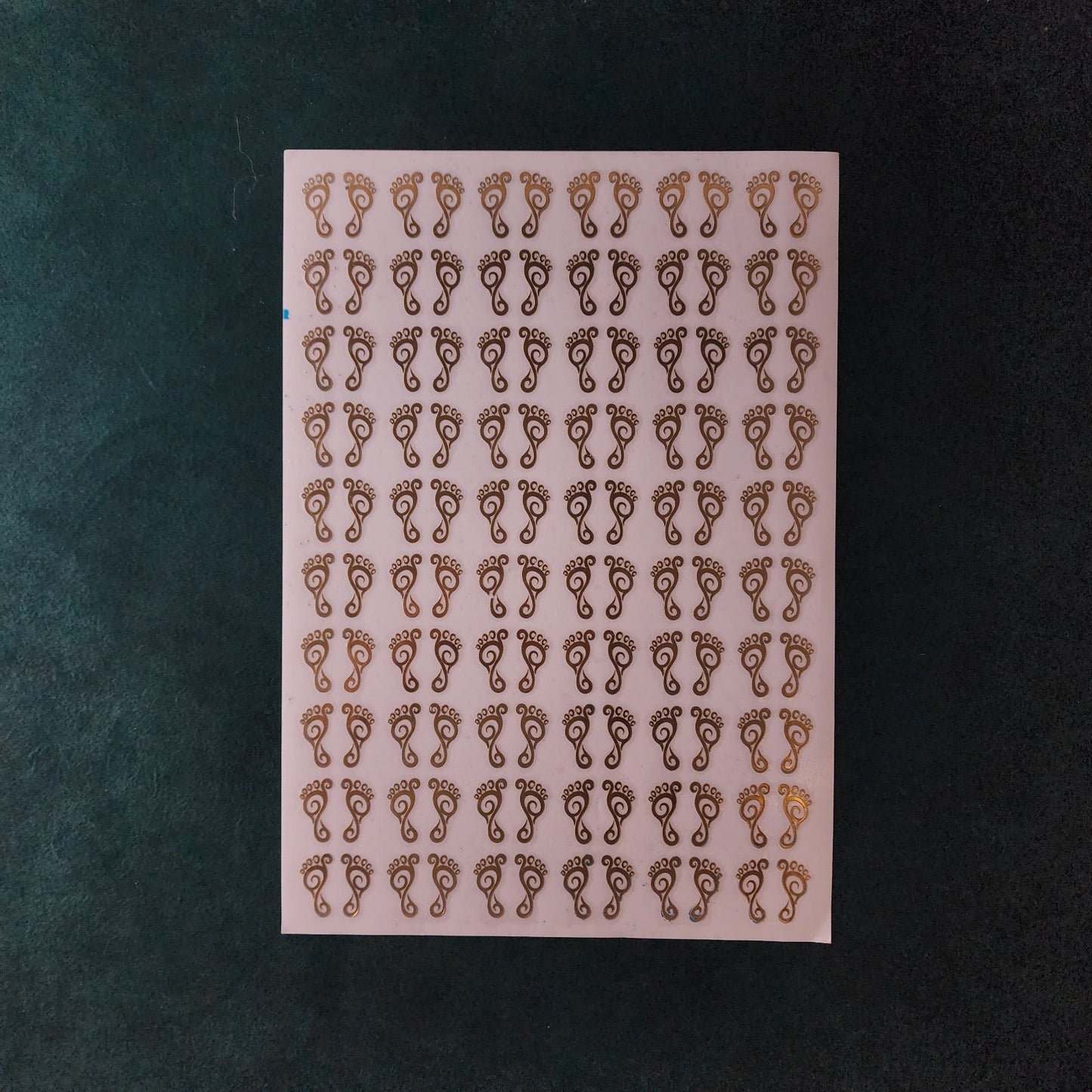 Laxmi foot Metal Sticker Sheet A4