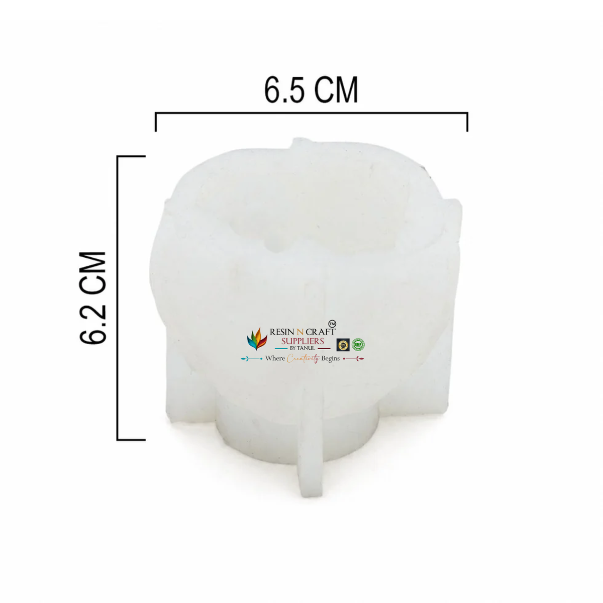 Avocado Shape Silicone Candle Mould – 6 × 7.5 cm | Fruit Candle Making Mould (RIHM023M)