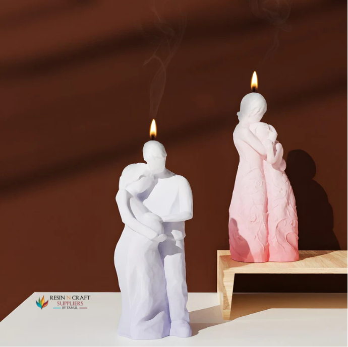 Romantic Embrace Couple Candle Mould