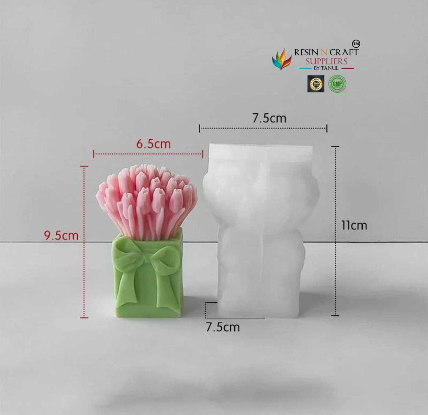 Tulip Bouquet Candle Handmade Mould (RHM0243)