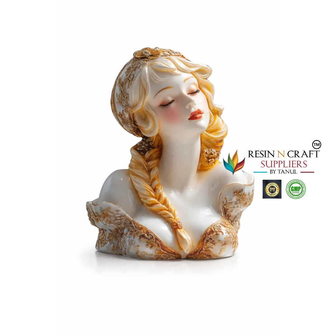 Elegant Lady Bust Silicone Candle Mould (RHBR38-13M)