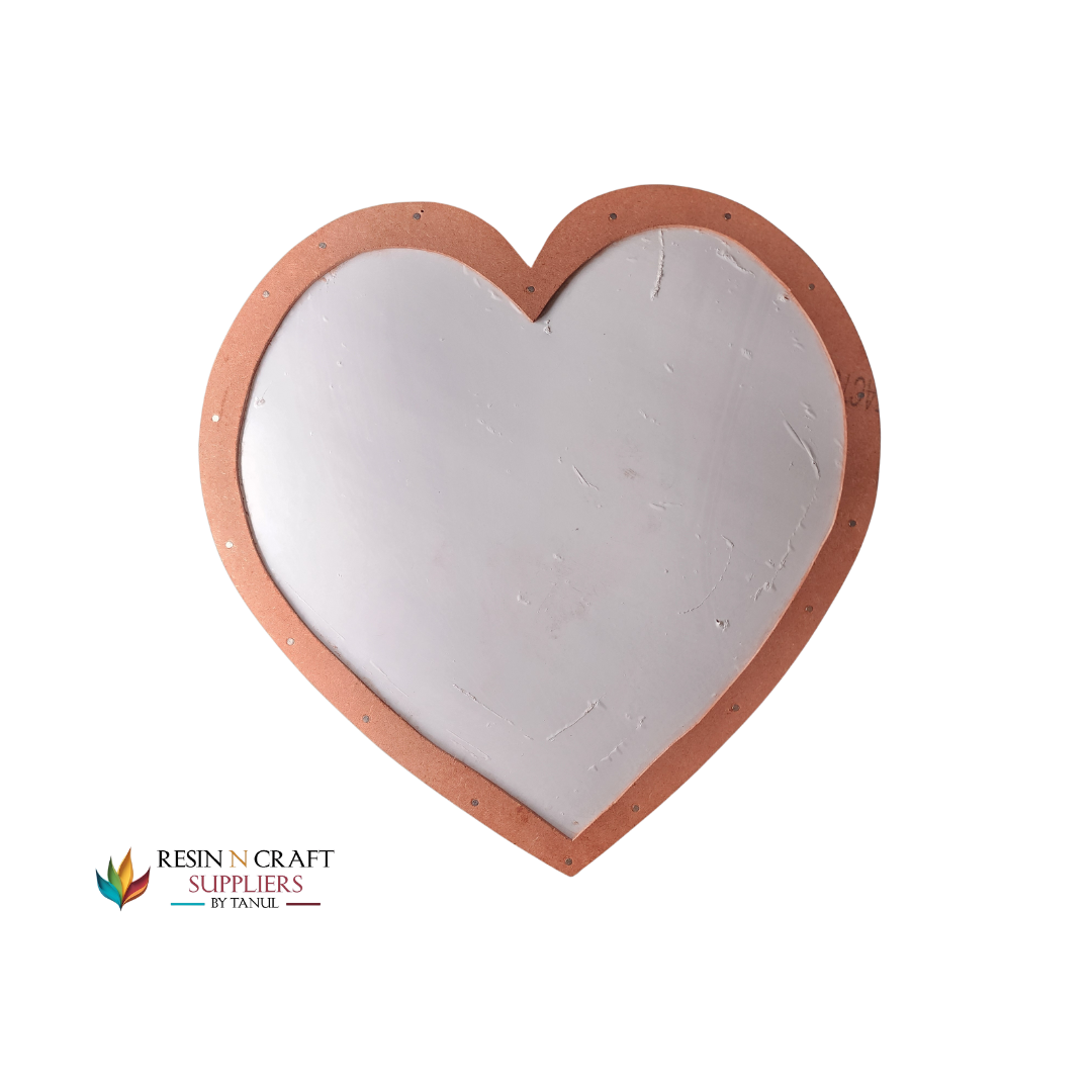 15"×20mm Heart Shape Floating Acrylic Frames In MDF