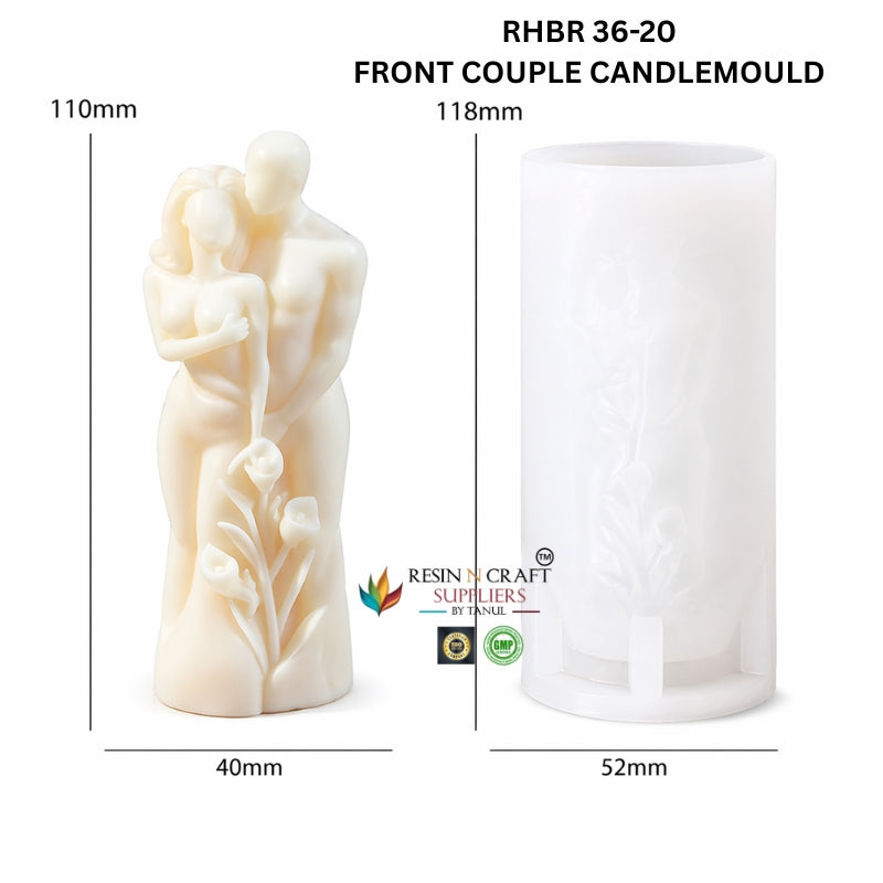 Love Couple Candle Silicone Mould RHBR36-20M
