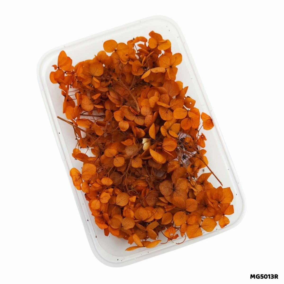 Dark Orange Hydrangea (Hydra) Dried Flowers for Resin Art & Jewellery Making – DMG5013RF