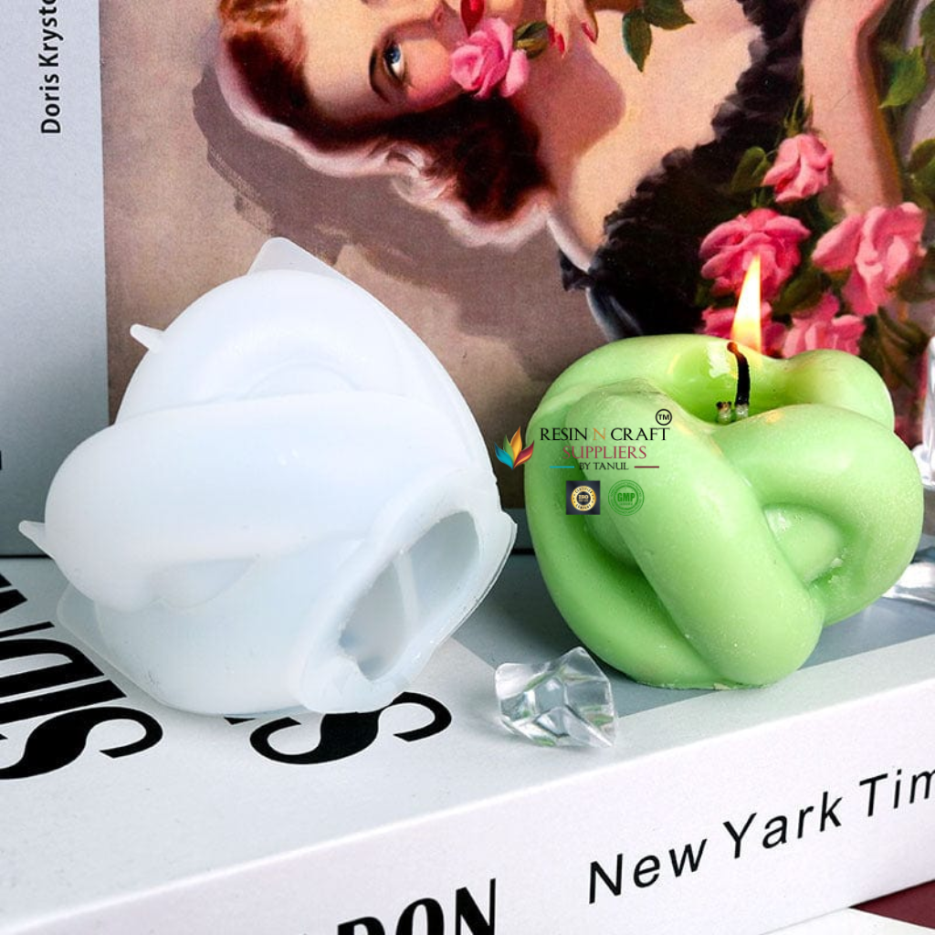 Twisted Rope Candle Ornament Mould (RSM0572M)