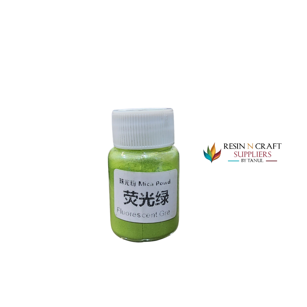 Flouresent Green Mica Powder (10 Gram)