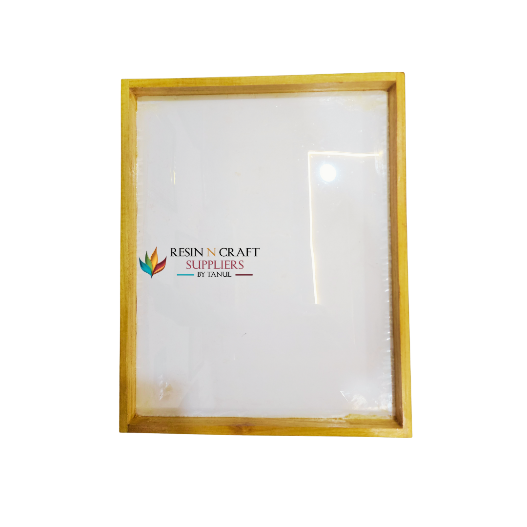 16"×20" Floating Acrylic Frames In Teakwood