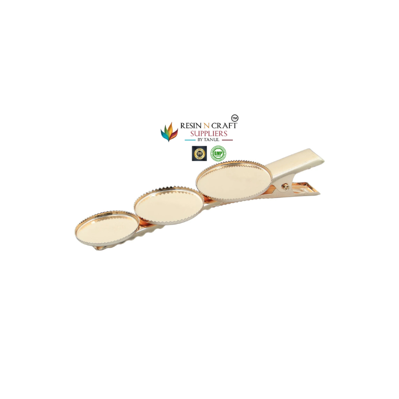 3 Round Hair Pin (Crocodile Style)(RJM064) / 3 Round Hair Clip