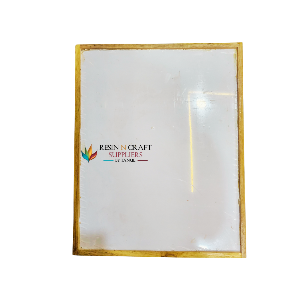 16"×20" Floating Acrylic Frames In Teakwood
