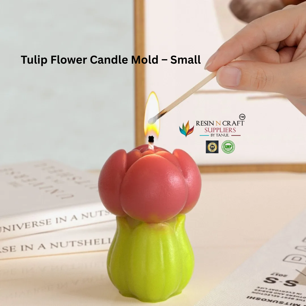 Tulip Flower Candle Mold – Small | Floral Silicone Mold RDI - RRM - 0381M