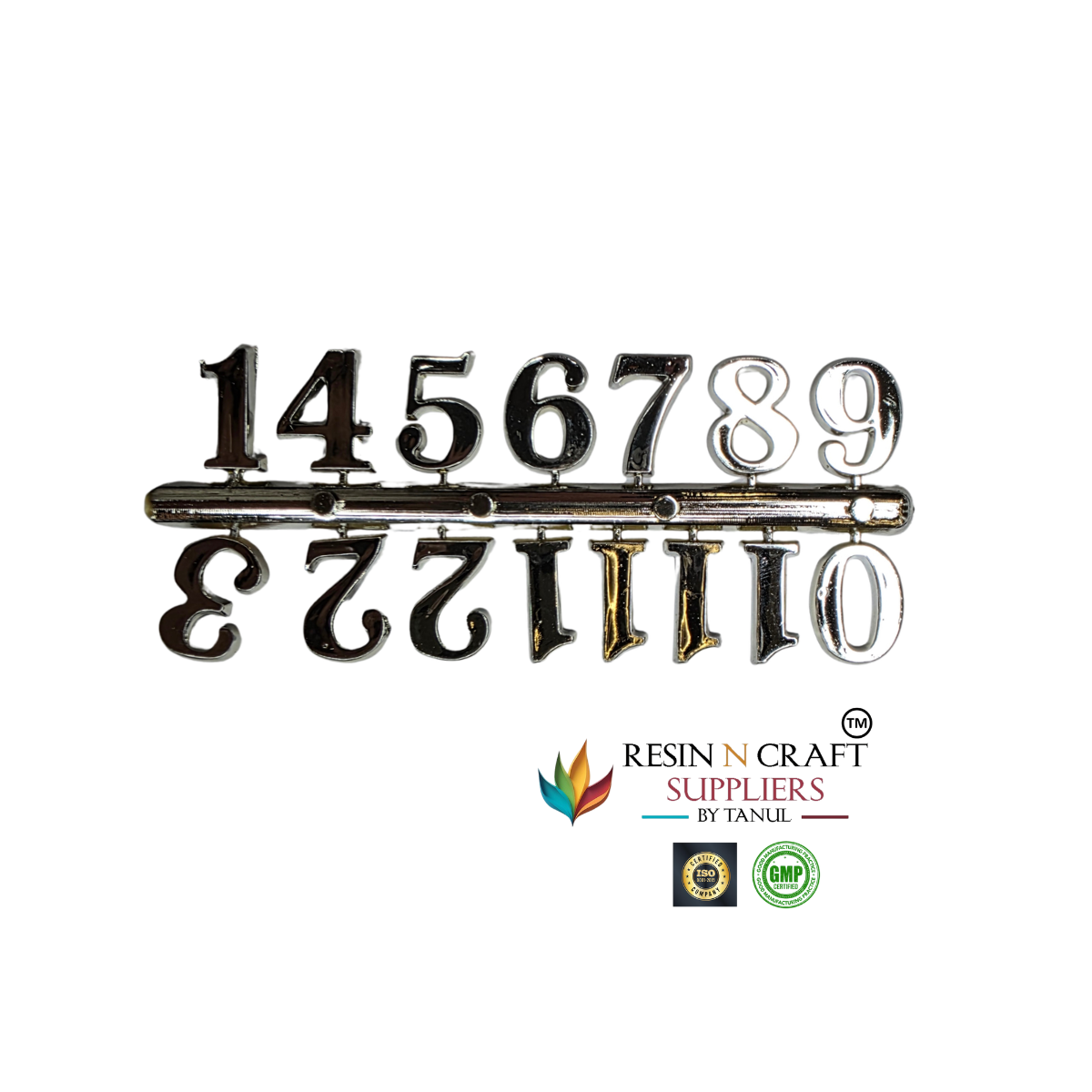 Numeric Clock Number Set – 1 Inch (Approx)