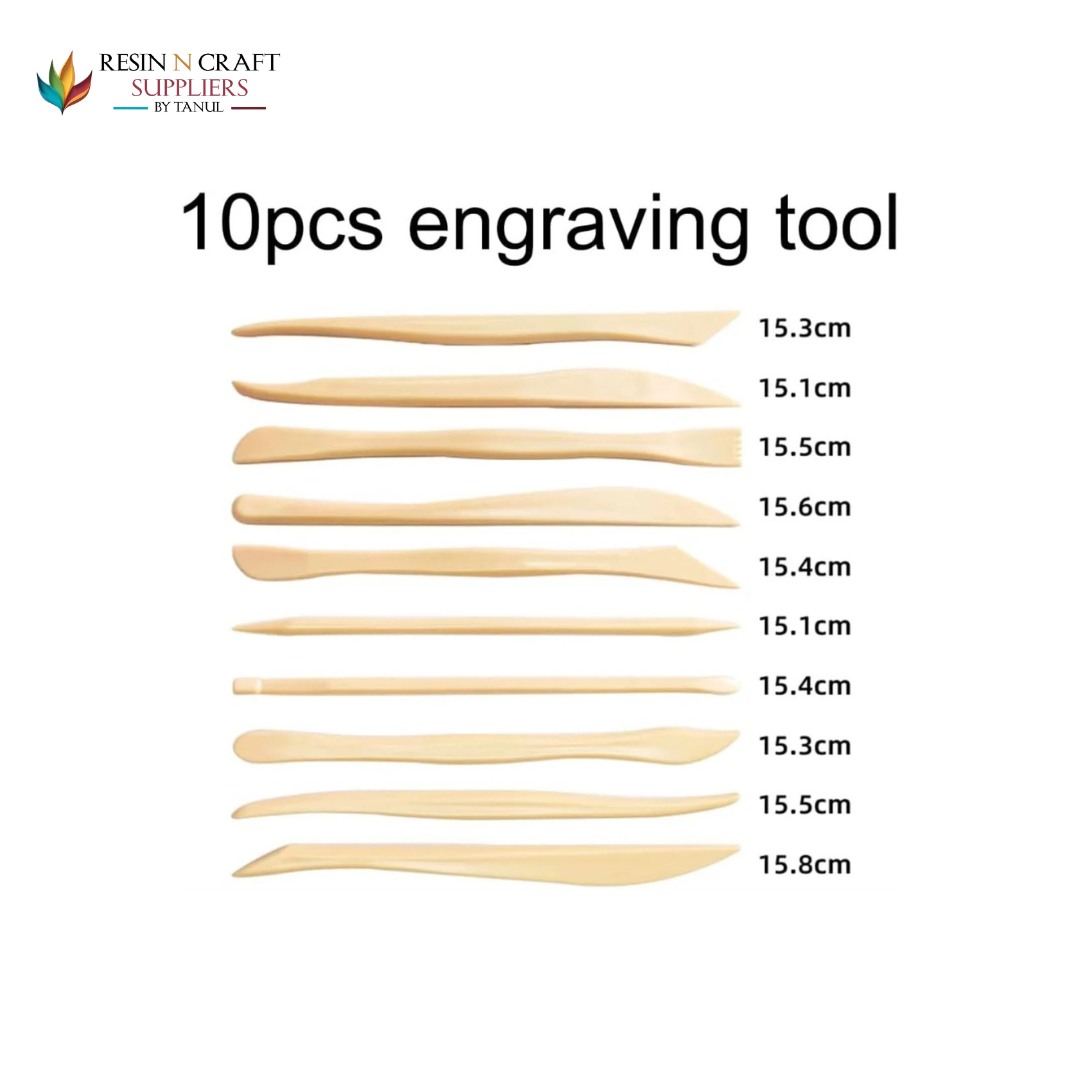 Clay modeling tool 10 pcs set (RHBR22 - 37)