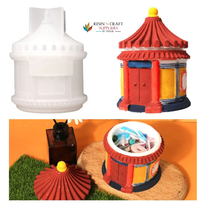 Chinese Architectural Storage Box