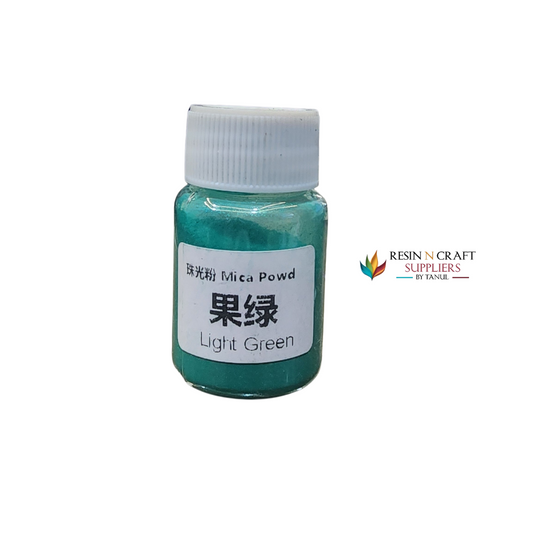 Light Green Red Mica Powder (10 Gram)