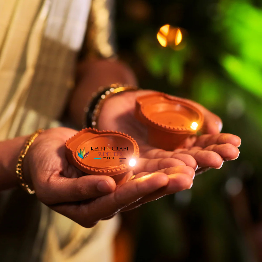 Traditional LED Water Sensor Diya's (1 PC)