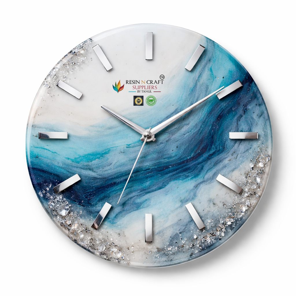 Acrylic clock Number Sticks (SILVER)