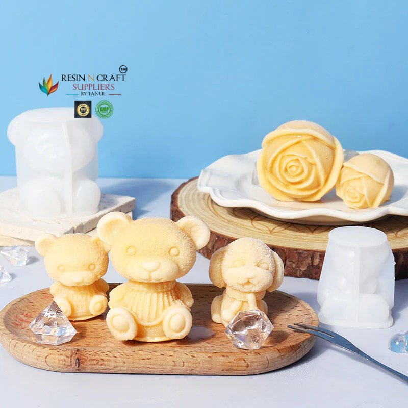 Big Sitting Ice Bear Candle Mould (RSM0626)