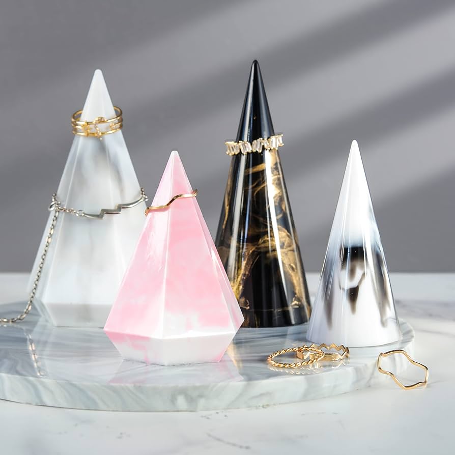 Cone Shaped Ring Holder & Candle Mould (RSM0302)