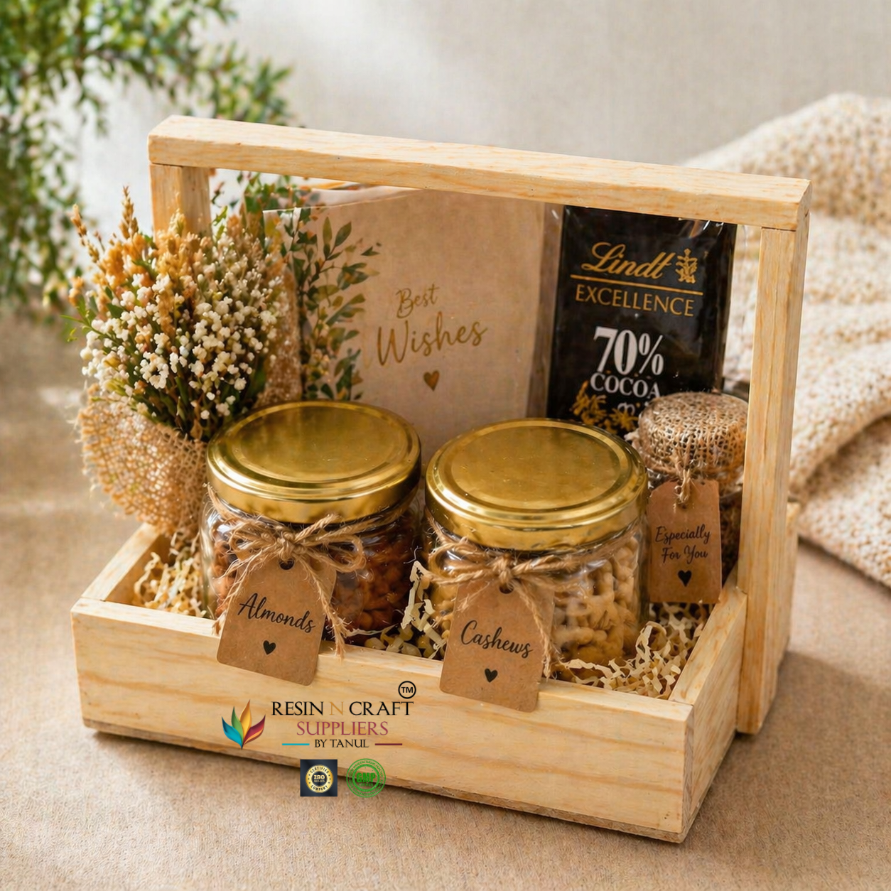 Wooden Gift Hamper Tray – WTR01