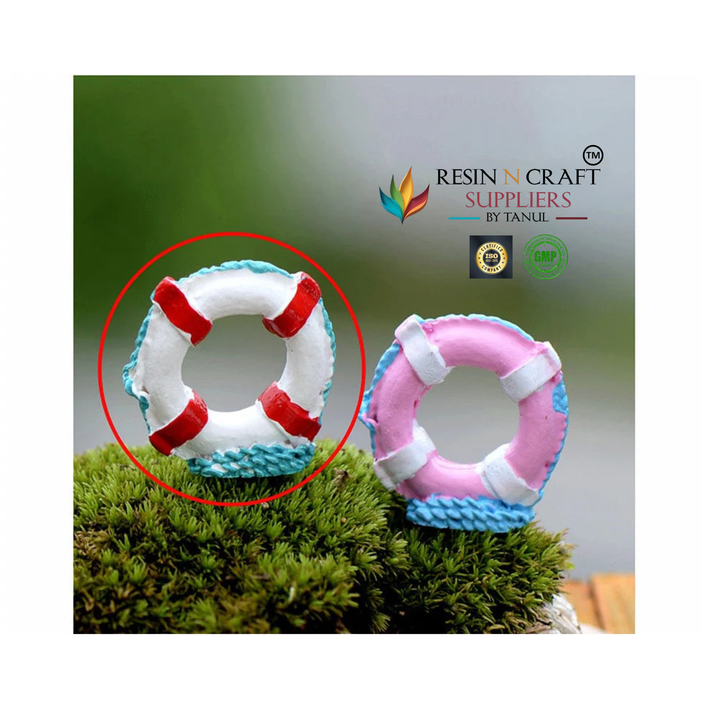 White Life Buoy Miniature