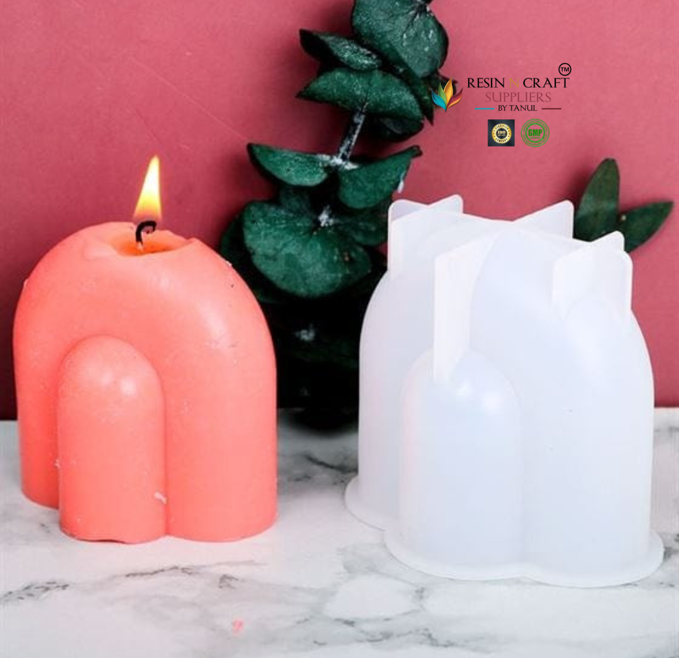 2 Step Half Oval Candle Mould (R8841700M)