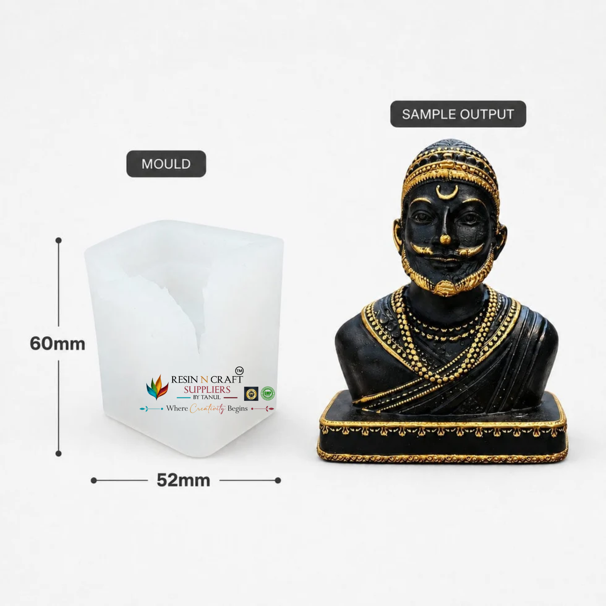 Chhatrapati Shivaji Maharaj Silicon Mould (RIHM022M)