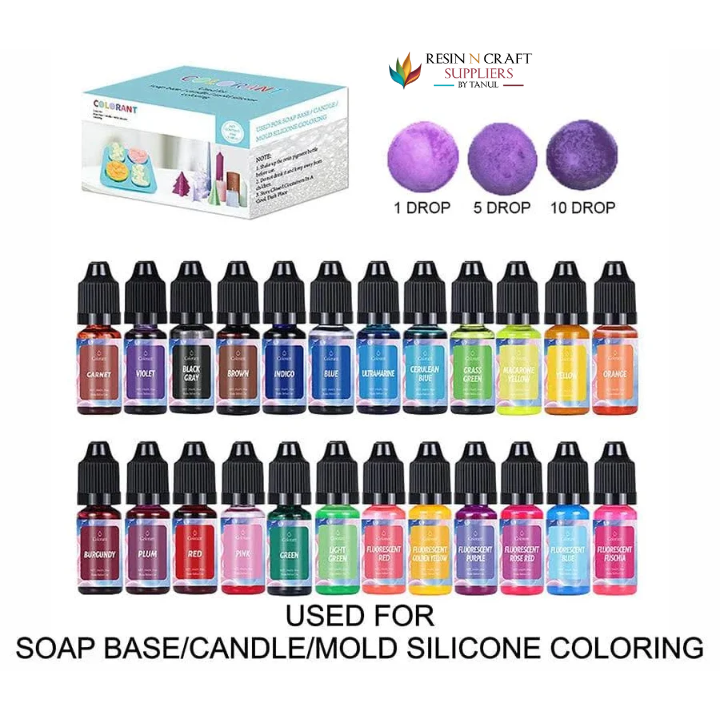 Colorant For Soap & Candle (Candle & Soap pigments Colors)