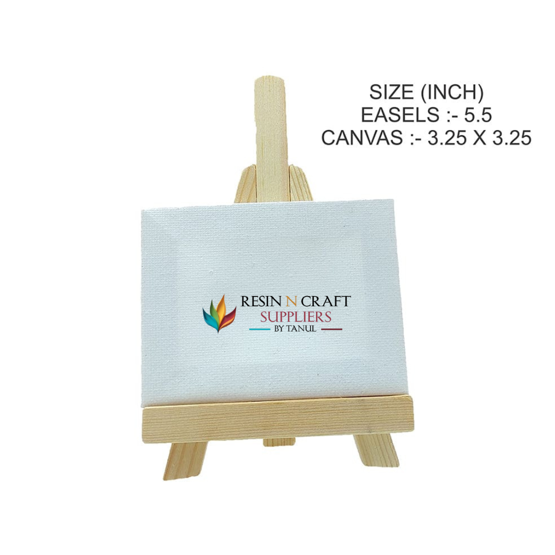 Easel With Square Canvas