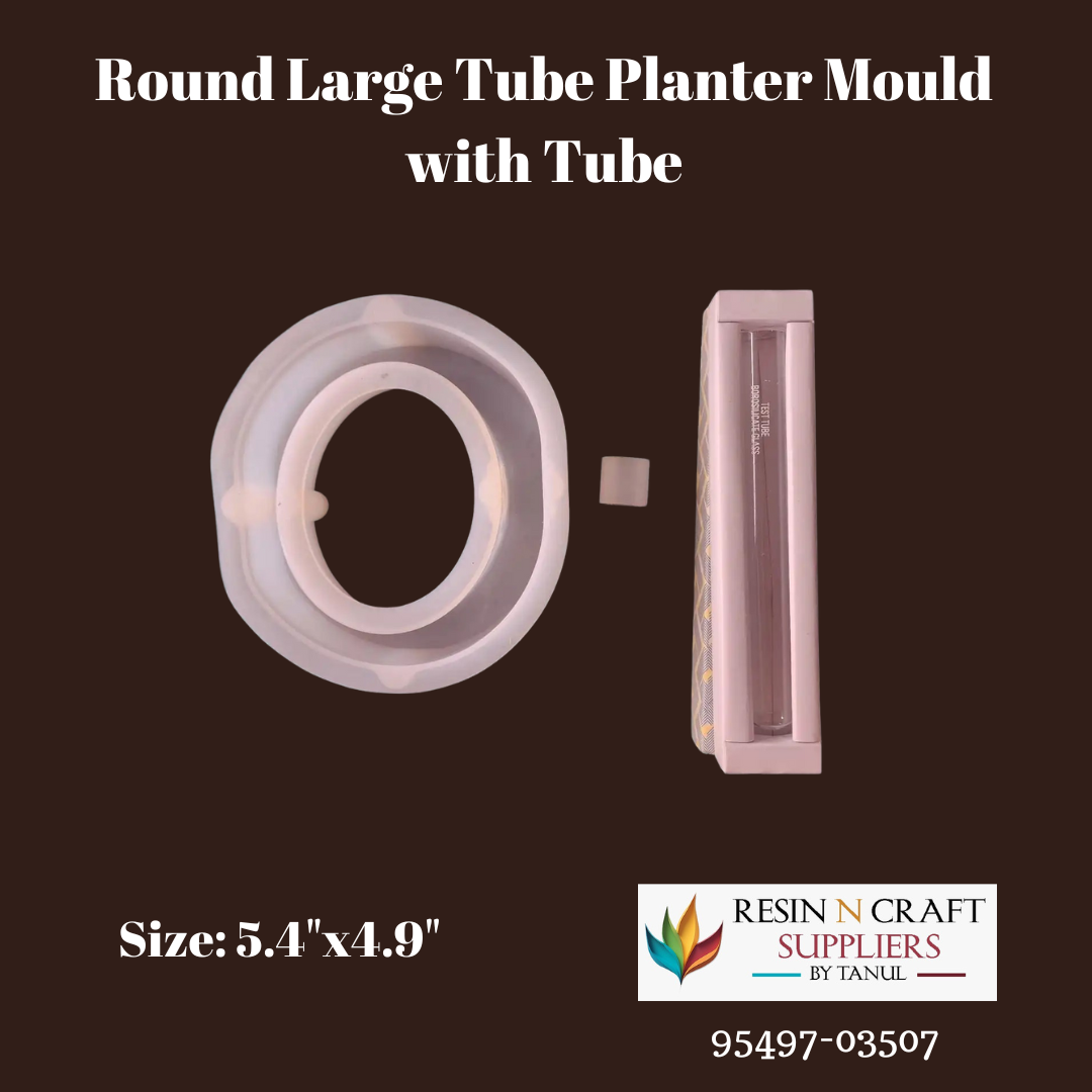 Round Large Tube Planter Mould with Tube