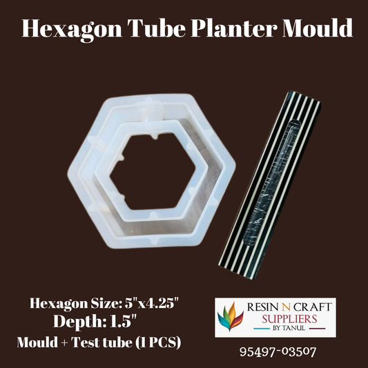 Hexagon tube planter mould