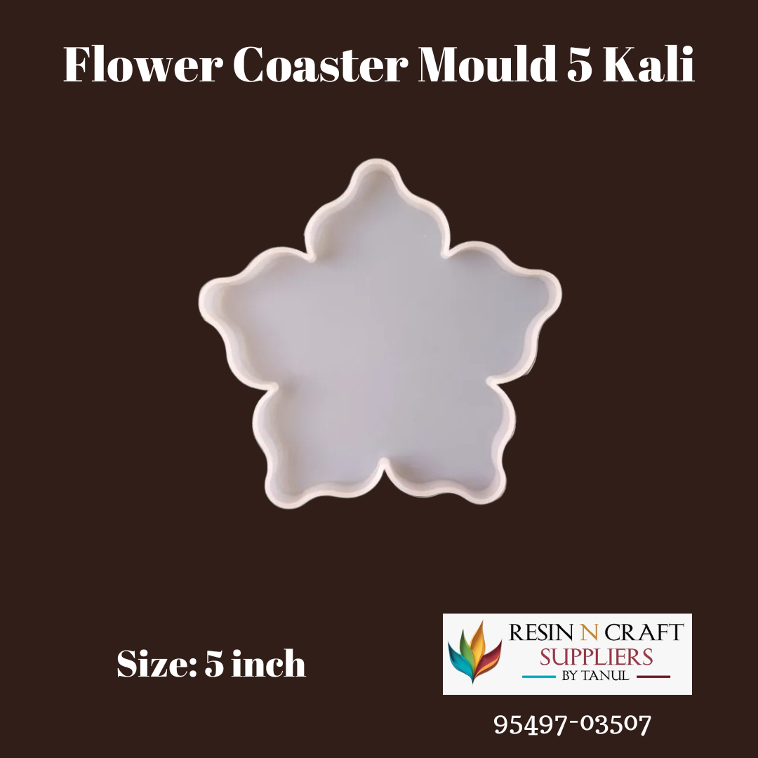 Flower Coaster Mould 5 Kali