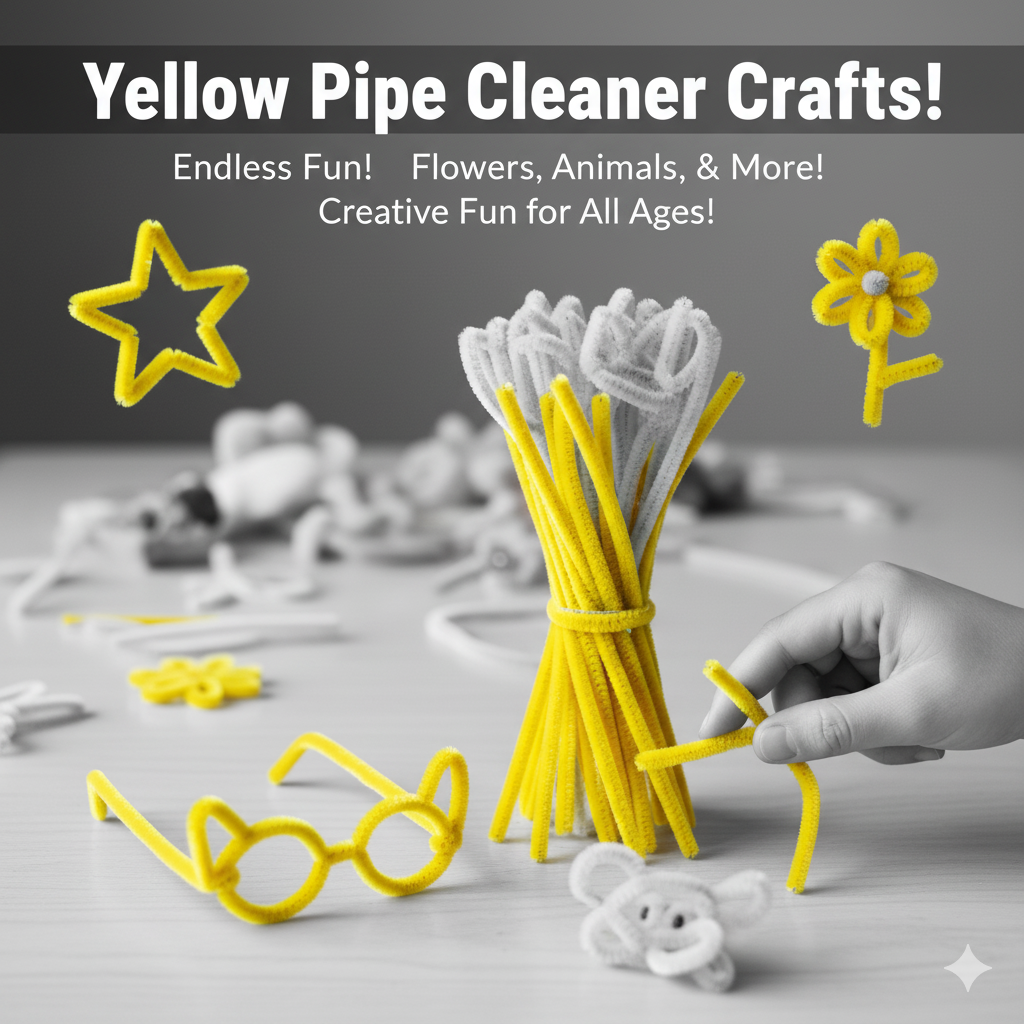 Green Pipe Cleaner Mono Chrome (100 Pcs/Pack)
