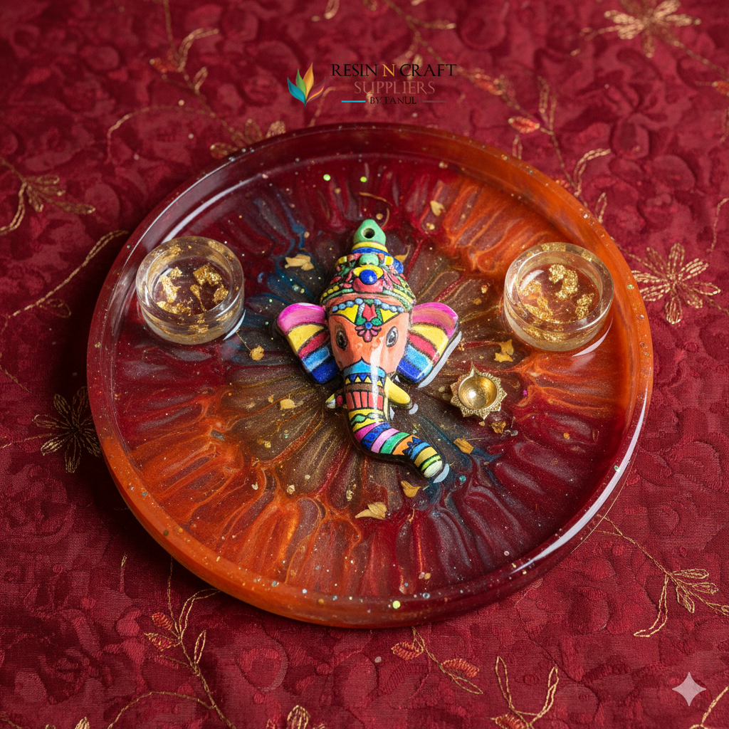 Multicolor Ganesha Face 1.5 INCH
