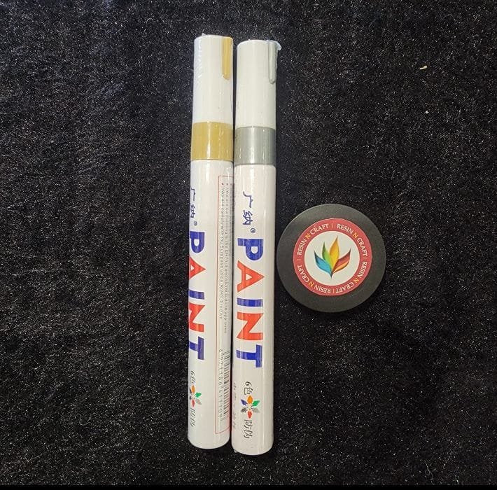 Gana Paint Marker Combo Of 2 Golden And Silver