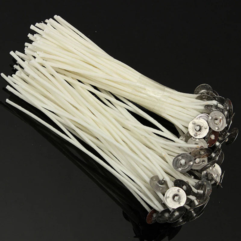 02" Pre Waxed Cotton Wicks For Candle Making (pack of 20 pcs)