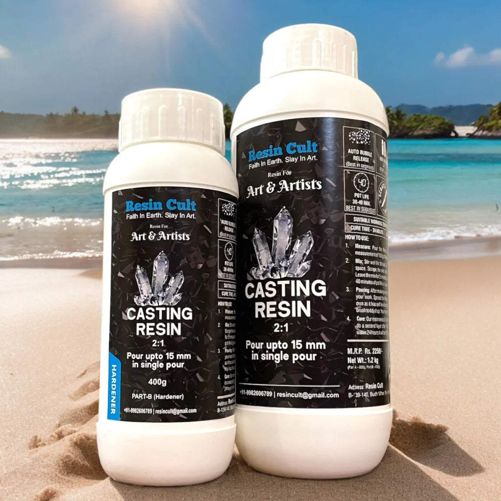 Resin Cult Crystal Clear Epoxy Resin 2:1 1.2kg Kit