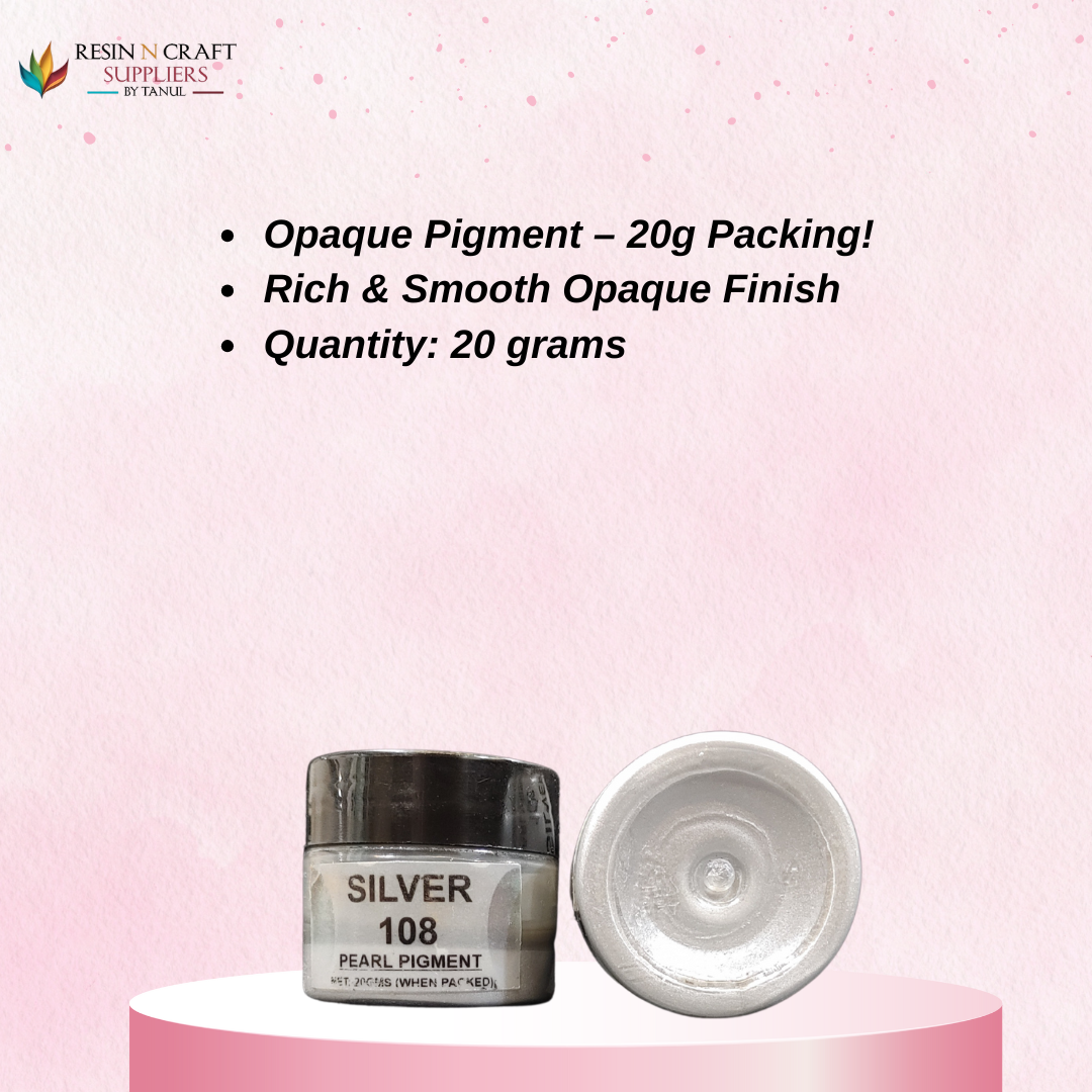 Pearl Silver Opaque Pigment