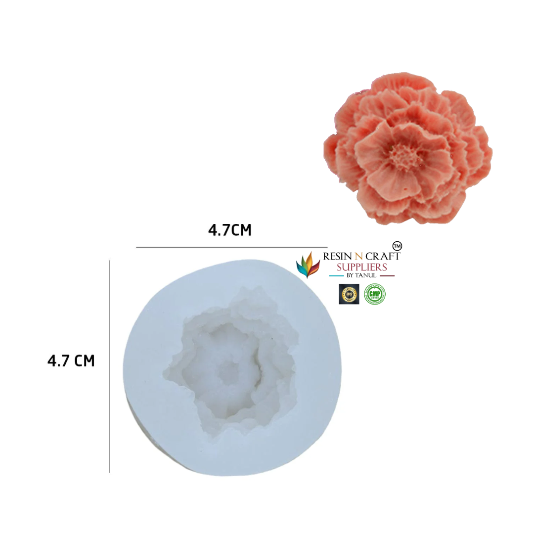 Mini Carnation Bloom Candle Mold (RHM0165)