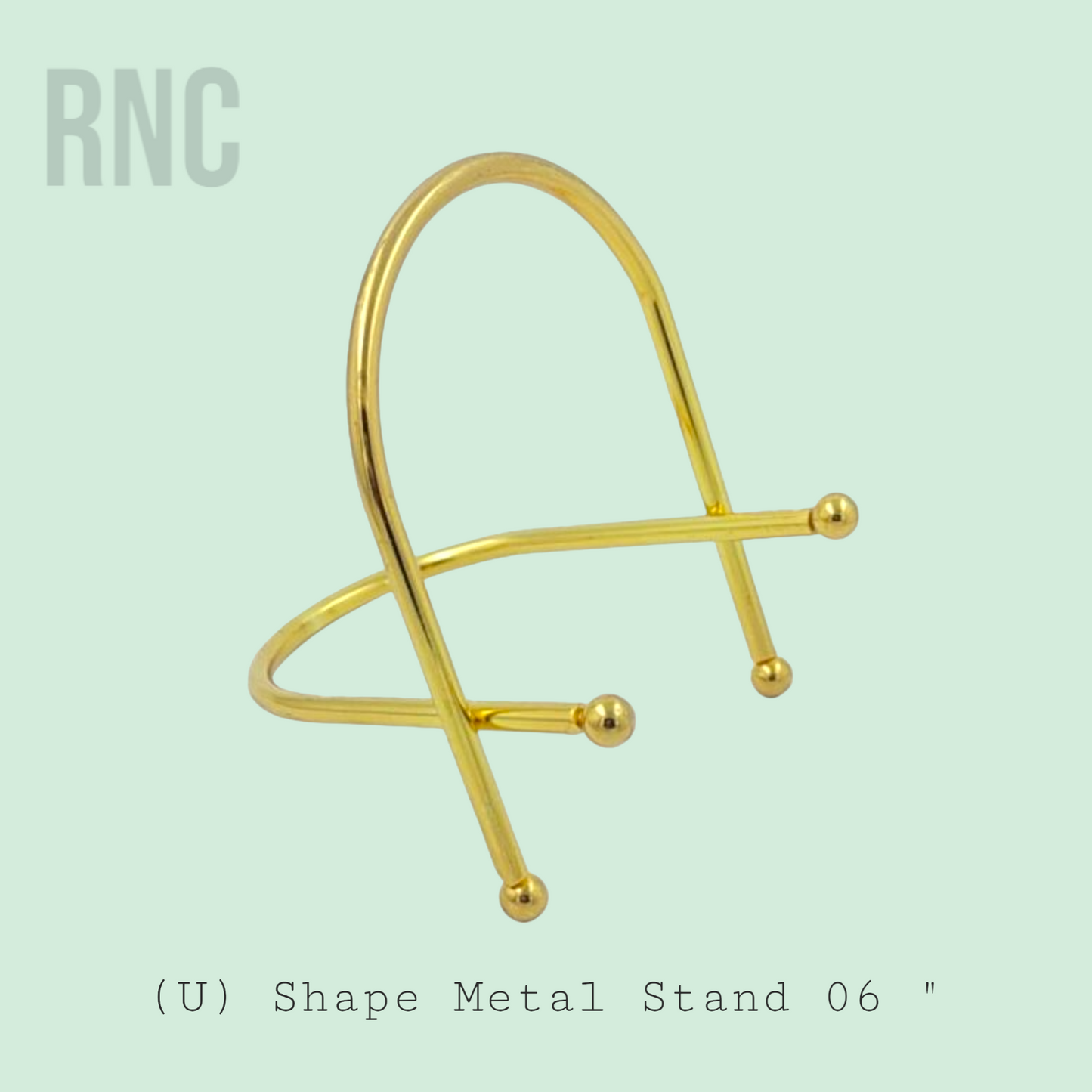 (U) Shape Metal Stand 04"