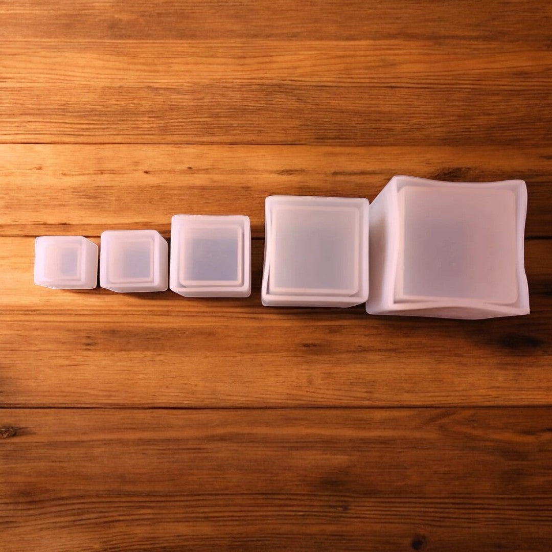5Pcs Cube Casting Mould