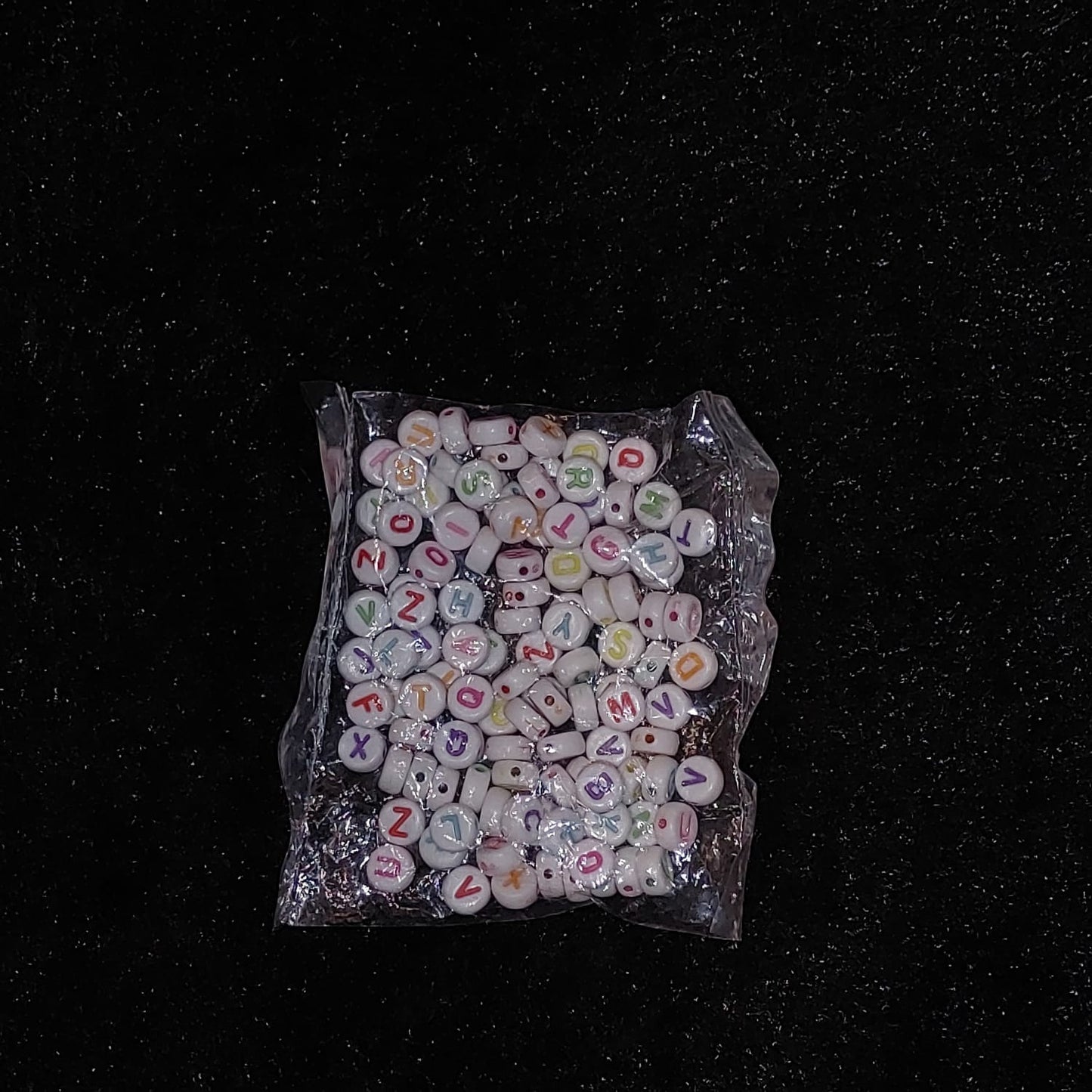 Black Beads With Heart ( 15 - 20 Grams )