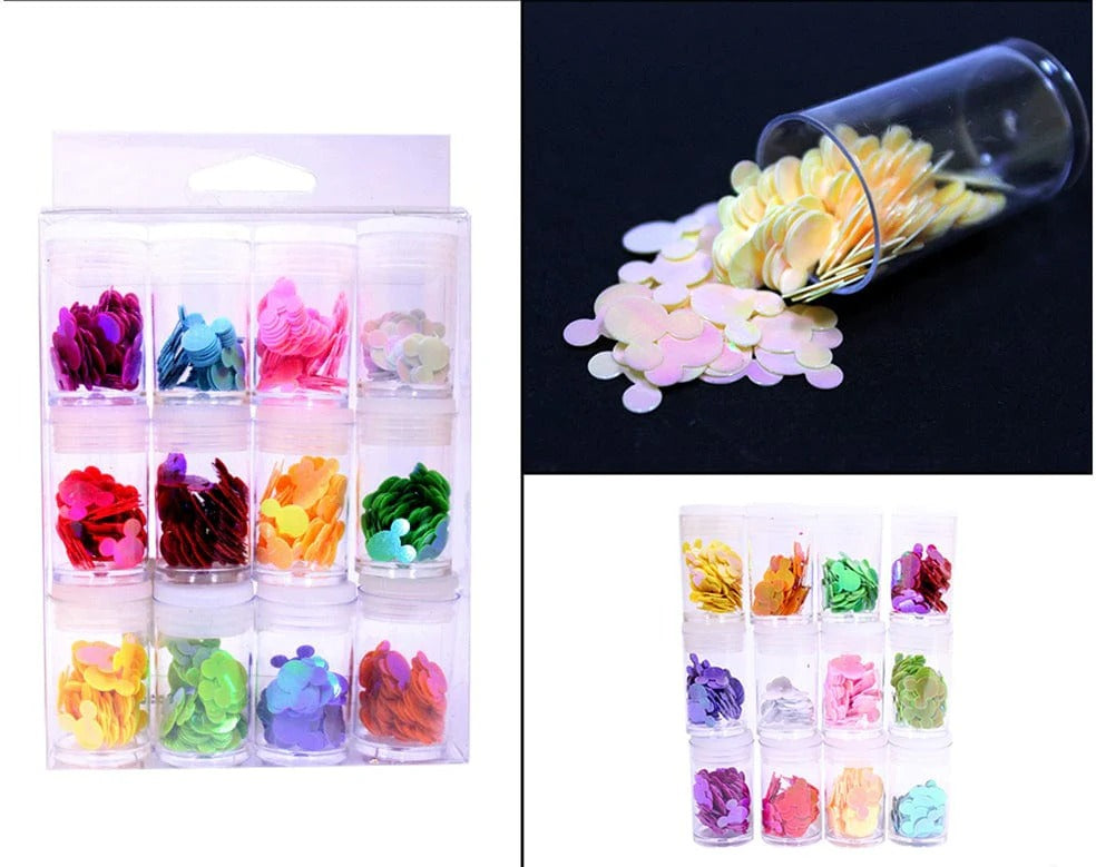 14032 Rainbow Micky Glitter Set