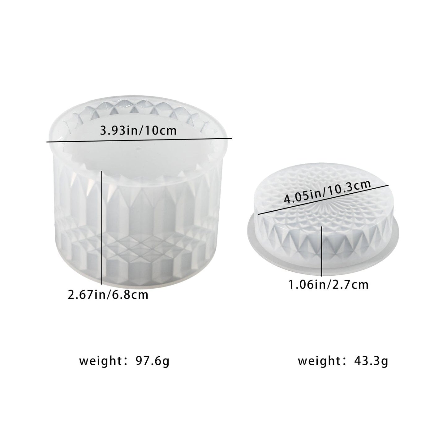 SM0614 Diamond Cut Storage Box Mould