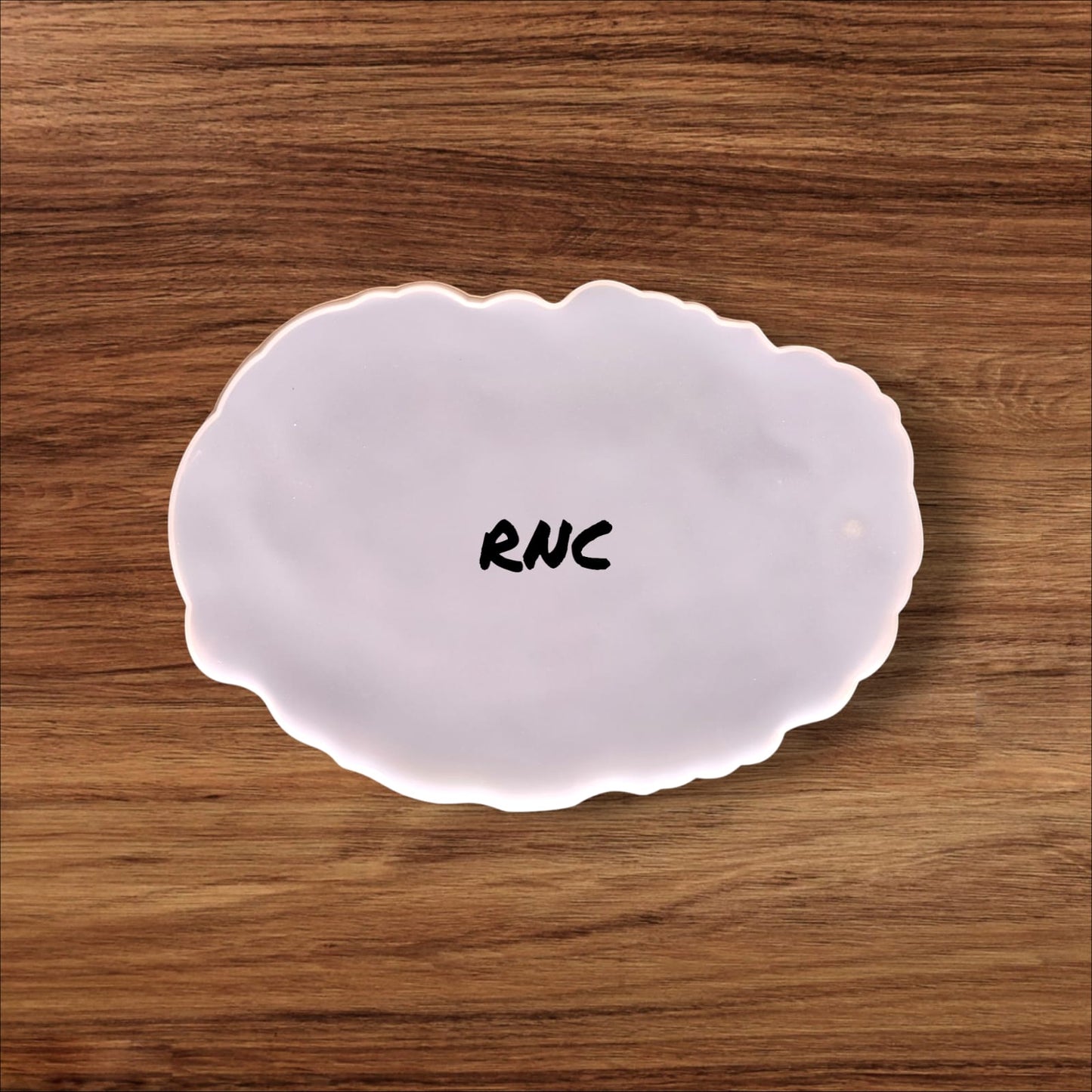 9 x 14 Inch Oval Agate Tray/ Photo Frame Mould