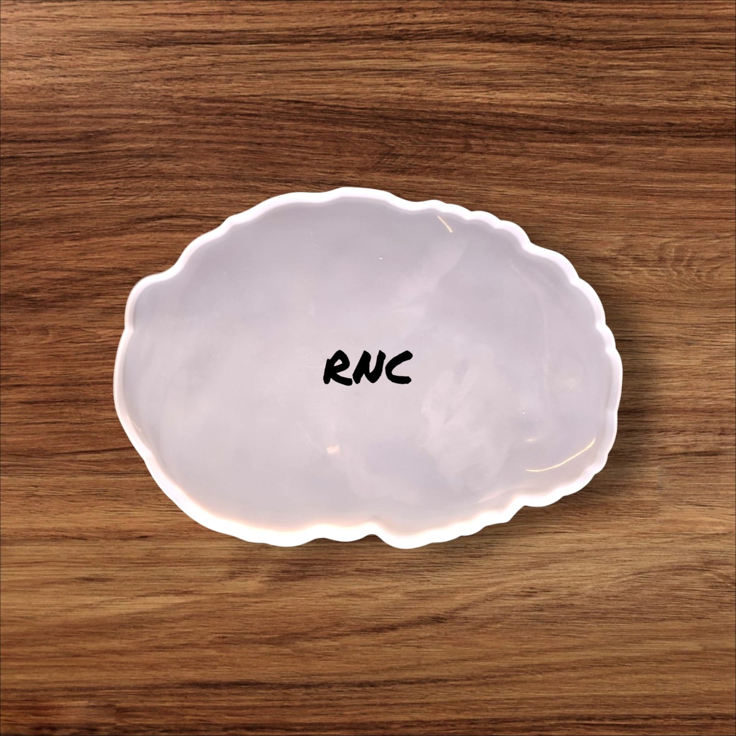 9*14 Inch Oval Agate Tray/ Photo Frame Mould