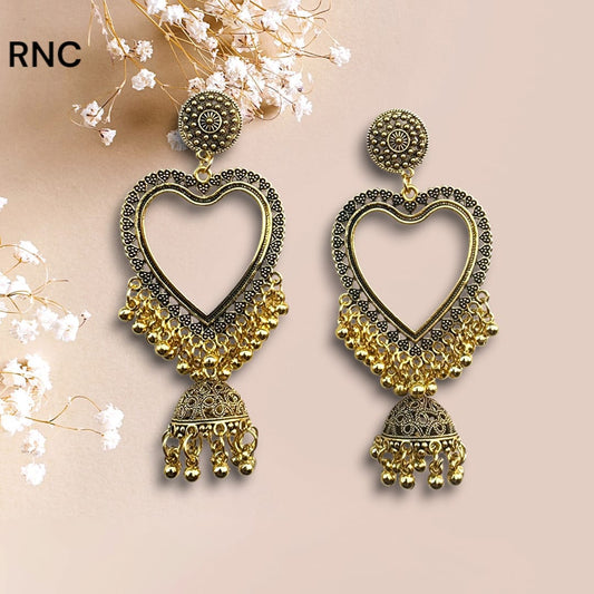 Gold Earring Bezel / Jumkha Without Bezel With Latkan