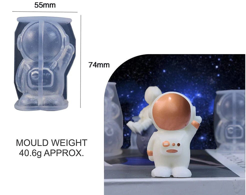 Standing Astronaut Candle Mould