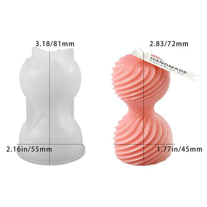 Spherical Spiral Candle Mould (RSM0863M)