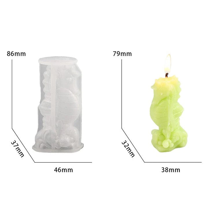 Sea Horse Candle Mould